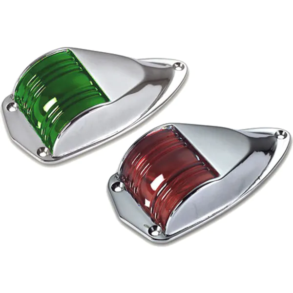 Hovedbilde  Lanterne flat, forkrommet