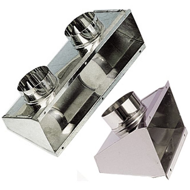 Hovedbilde   Luftekasse / ventilboks  enkel 180x90mm