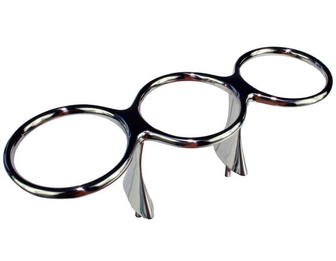 Hovedbilde Glass/Flaske koppholder 316, Trippel boltmontert