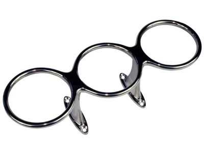 Glass/Flaske koppholder 316, Trippel toppmontert