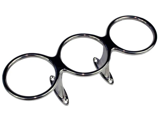 Hovedbilde Glass/Flaske koppholder 316, Trippel toppmontert