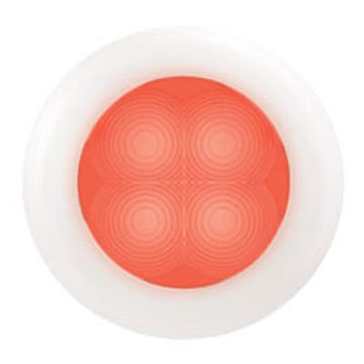Slimline LED Hella hvit, rødt lys