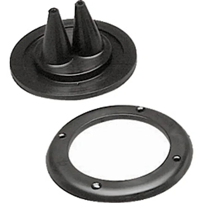 Hovedbilde Kabelgj.føring dobbel sort 105 mm
