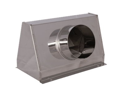   Luftekasse / ventilboks  enkel 180x90mm