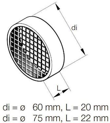 Eber innsugsgitter friskluft AirtronicD4