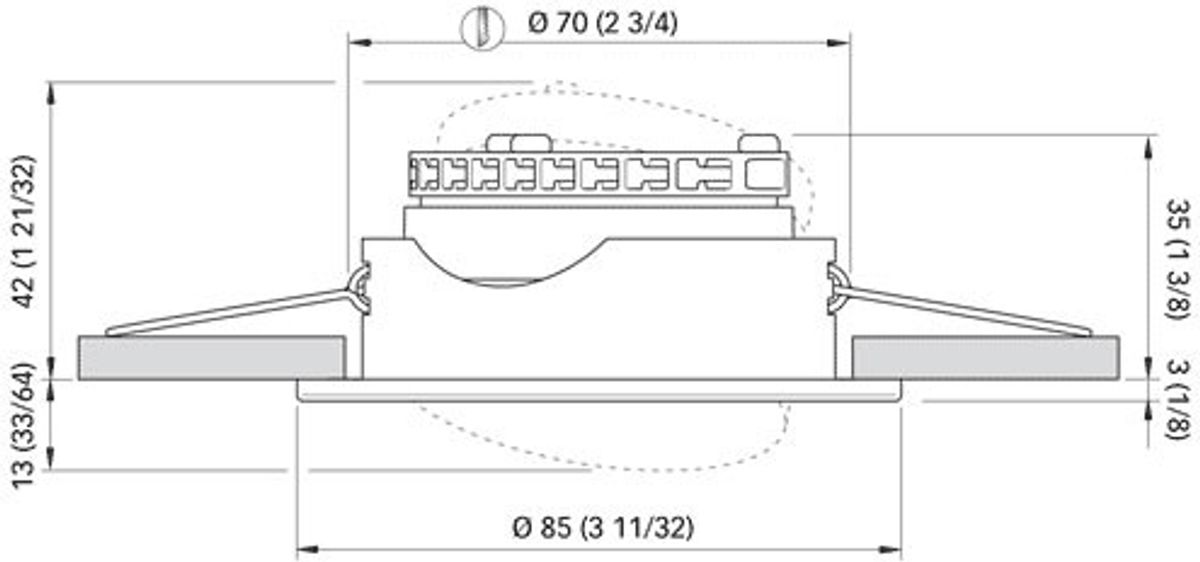 Quick NIKI DL85 LED Downlight 4W