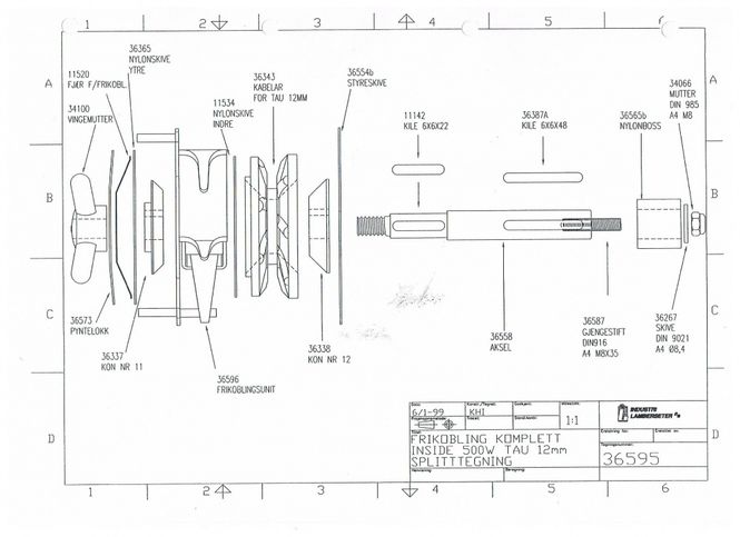 Hovedbilde Splittegning 500W Inside tau std.side
