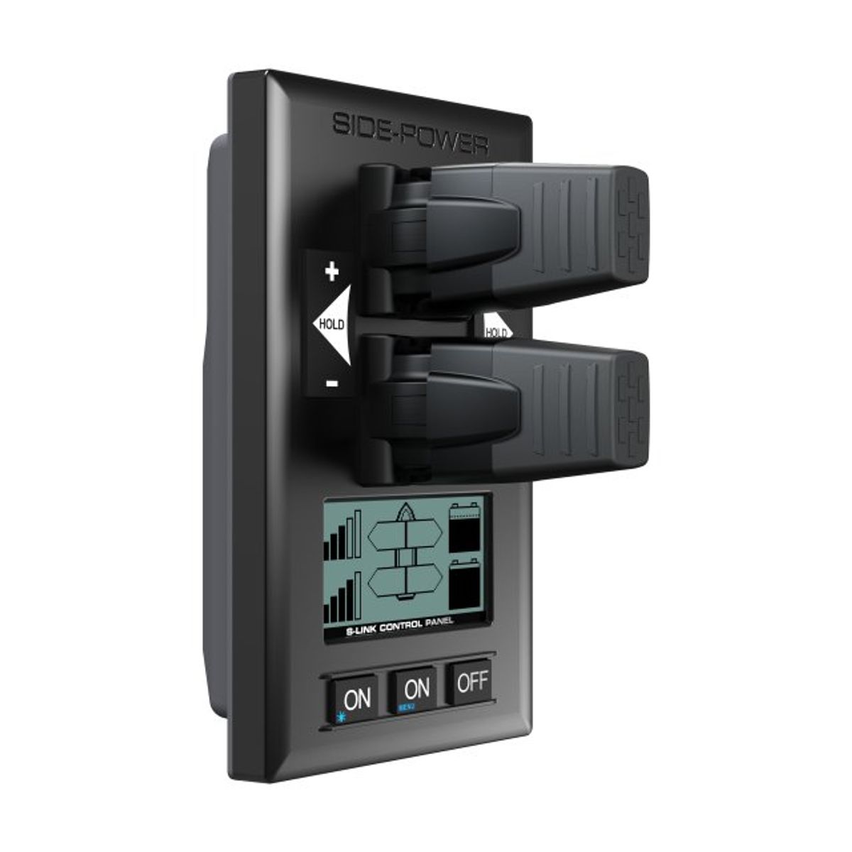 Kontrollpanel baug/hekk thruster S-Link™, dobbel, hold-funksjon LCD display