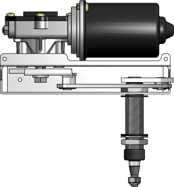Hovedbilde ROCA W25 énakslet vindusviskermotor 12V