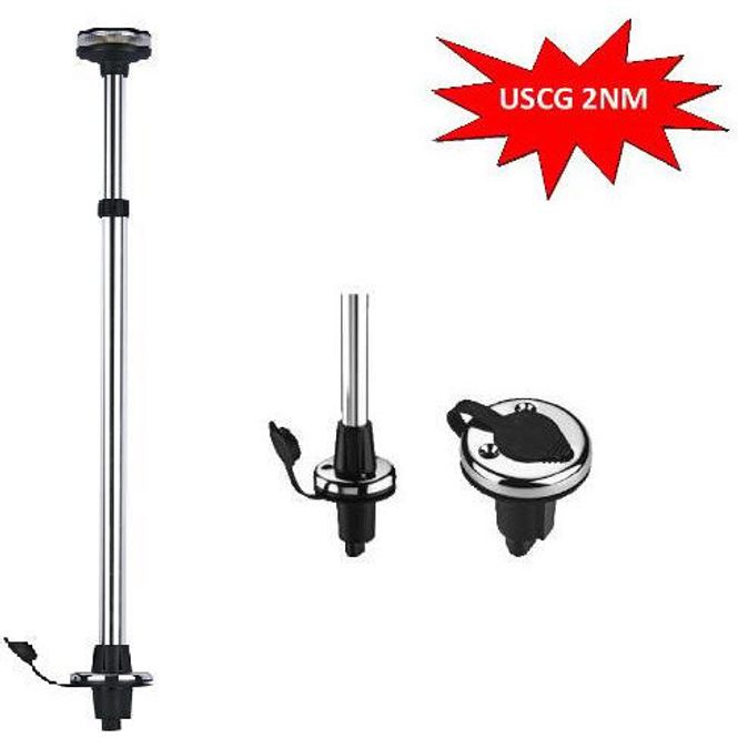 Hovedbilde Ankerlanterne LED, teleskop 85-150cm