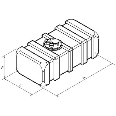 Bensintank Can 84L