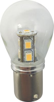 1852 LED pære BA15D m/kuppel 2-pk