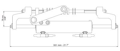 Ultraflex Hytec Hydraulisk styring 175HK