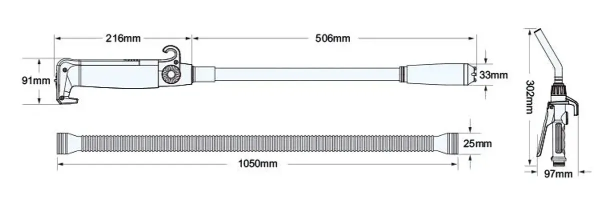 Seaflo Batteridrevet Drivstoffpumpe Oppladbar