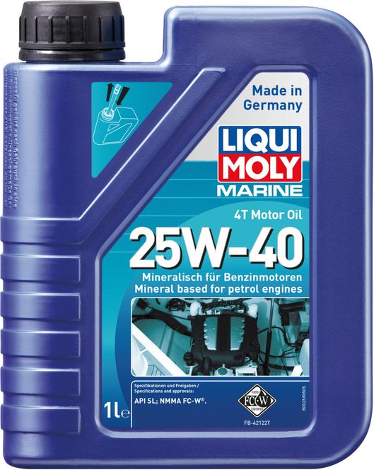 Hovedbilde Marine 4T Motorolje 25W-40 - Liqui Moly