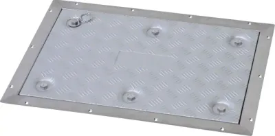 Aluminiumsluker firkantet 