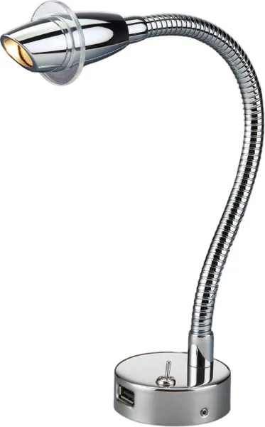 Hovedbilde 1852 Cygnus LED-lampe m/bryter og USB