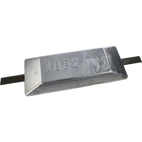 Hovedbilde 1852 Sinkanode rektangulær 11 kg