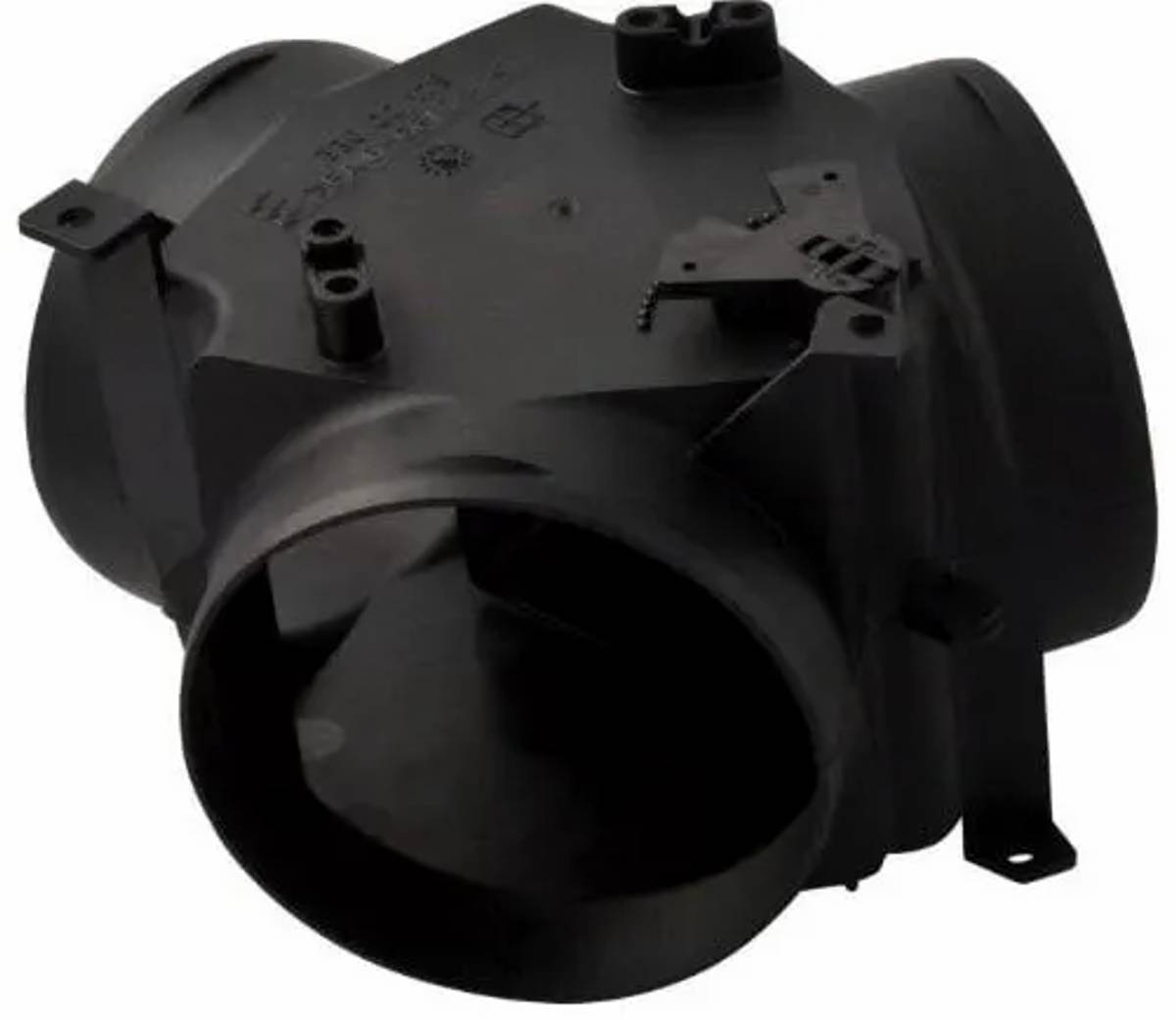 Eber Y-Rør 90mm med Spjeld for wirestyring