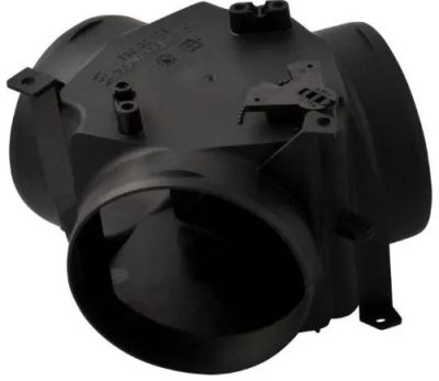 Eber Y-Rør 90mm med Spjeld for wirestyring