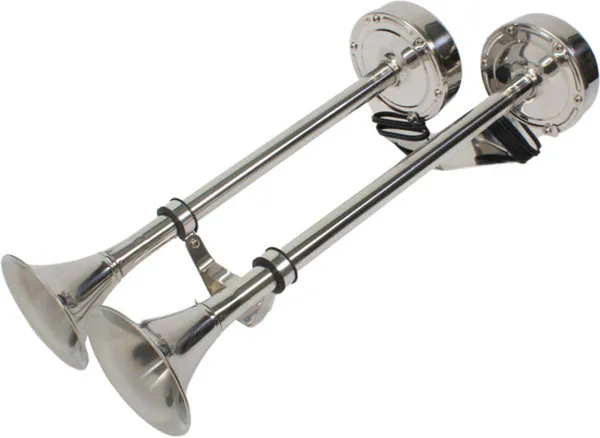 Hovedbilde   Trompethorn 12 volt dobbelt, 316