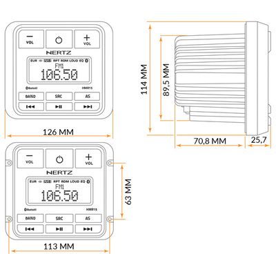 HERTZ Stereo HMR 15D DAB+