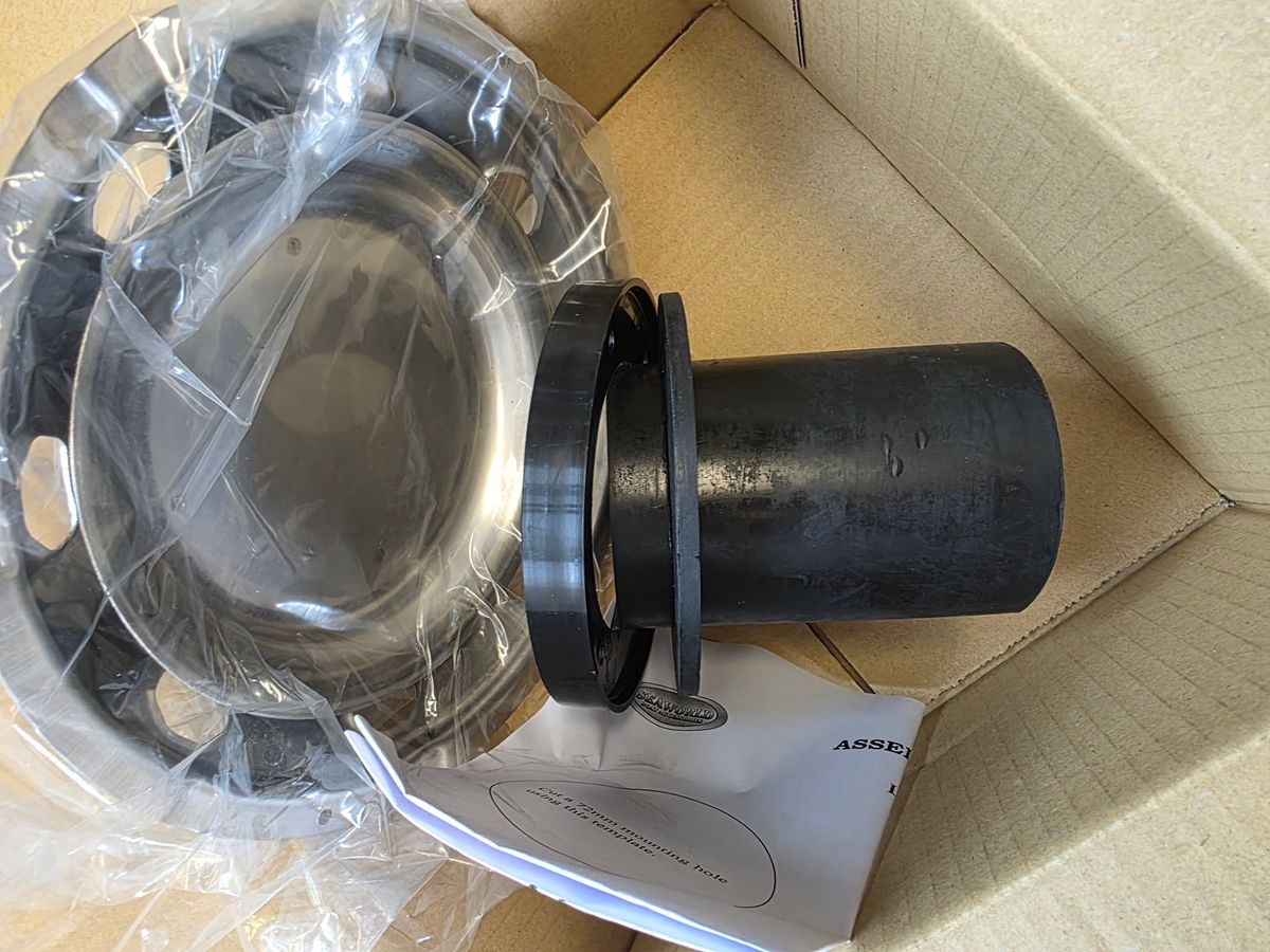 UFO-ventilator stål, lav