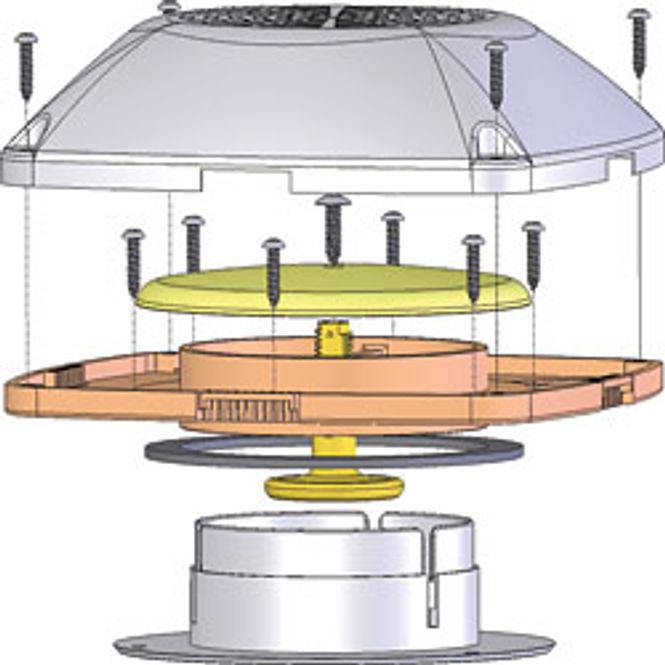 Hovedbilde Ventilator, firkantet
