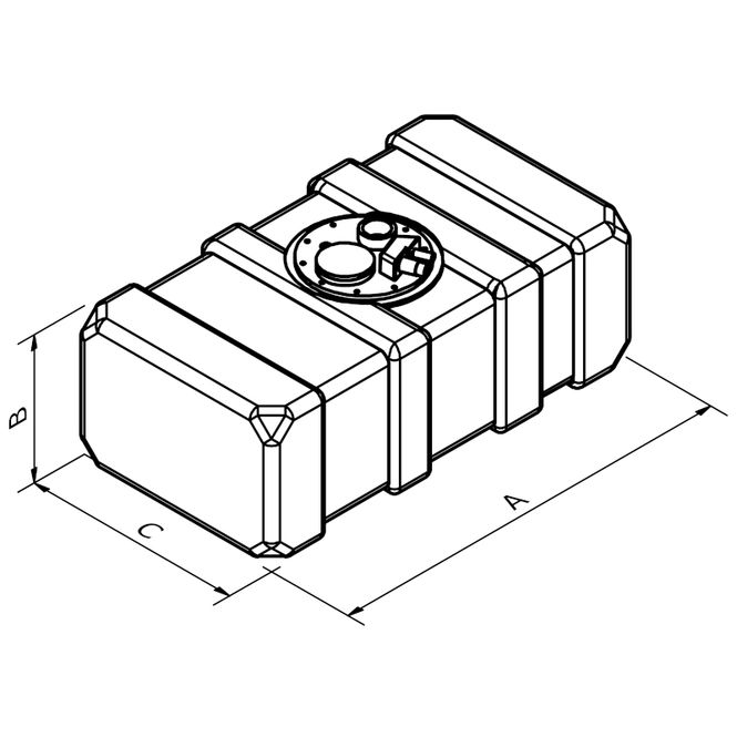 Hovedbilde Bensintank CAN, 53 L